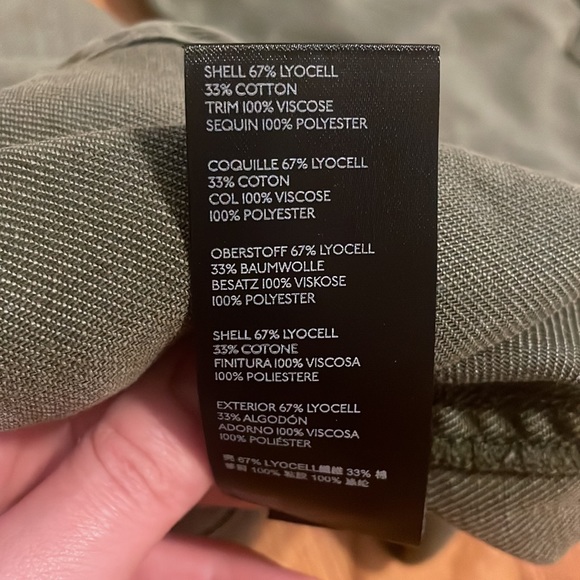 Anthropologie Sequin Button Down Loose Fitting Shirt - Picture 8 of 8